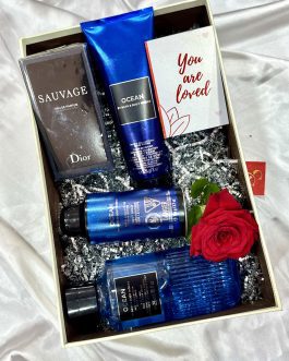 Dior sauvage and ocean gift set