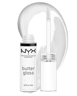 NYX PROFESSIONAL MAKEUP Butter Gloss, Non-Sticky Lip Gloss – Sugar Glass (Clear)