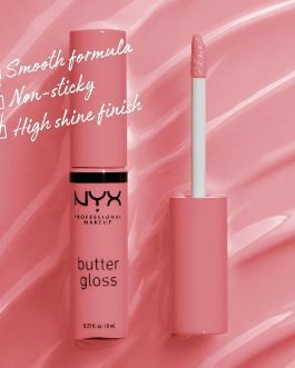 NYX PROFESSIONAL MAKEUP Butter Gloss, Non-Sticky Lip Gloss – Tiramisu (Brown), 8 ml (Pack of 1)