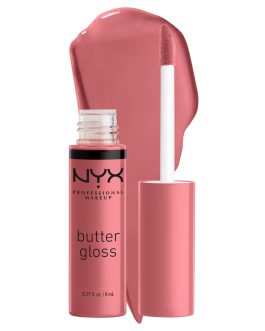 NYX PROFESSIONAL MAKEUP Butter Gloss, Non-Sticky Lip Gloss – Tiramisu (Brown), 8 ml (Pack of 1)