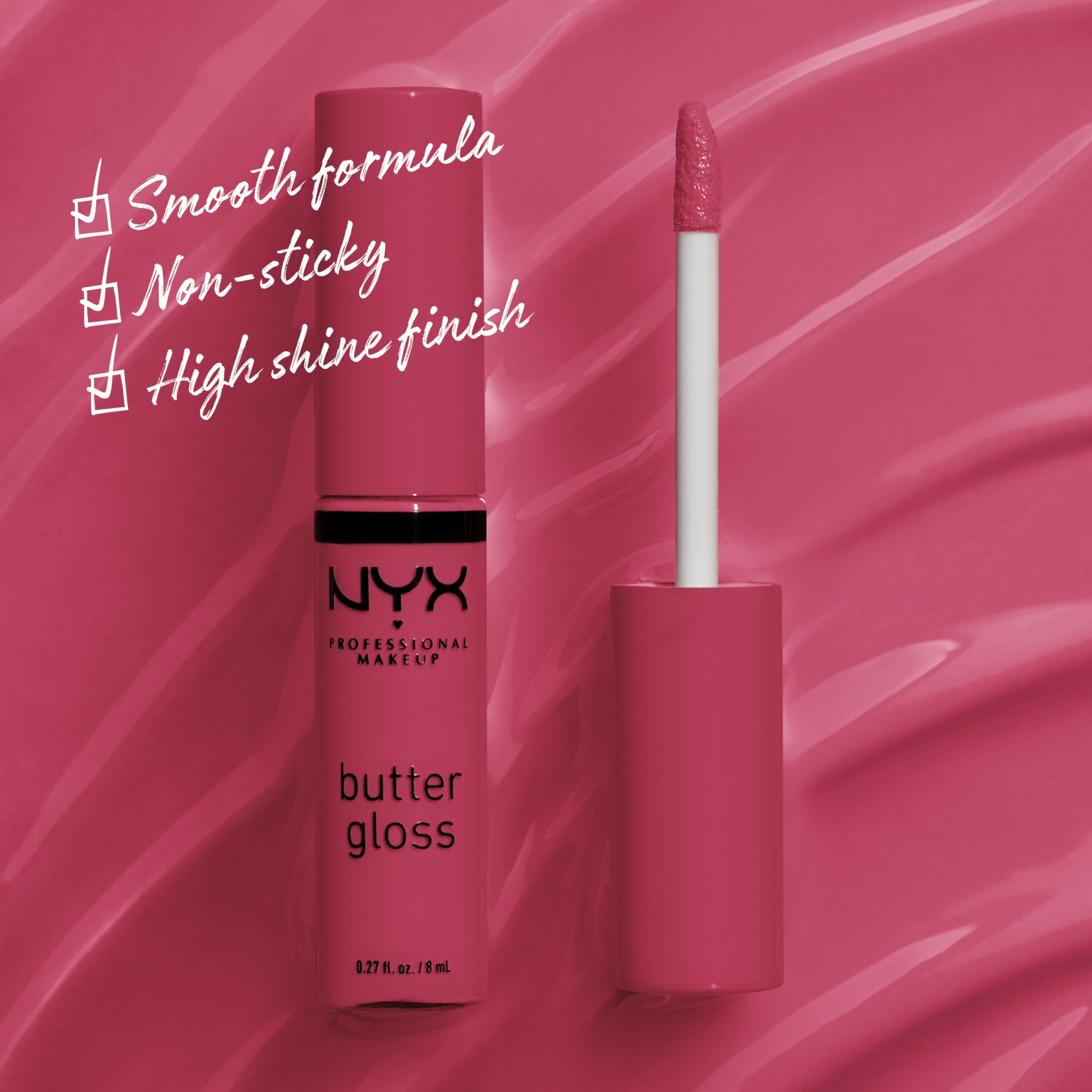 NYX PROFESSIONAL MAKEUP Butter Gloss, Strawberry Cheesecake 32 - Image 2